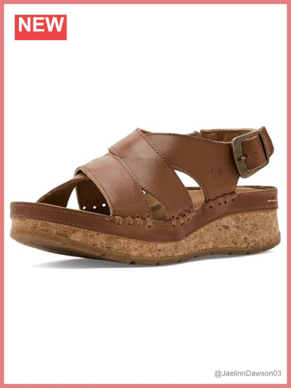 Born Kavala Women's Leather Wedge Sandals
